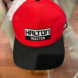 Halton Tractor snap back baseball hat